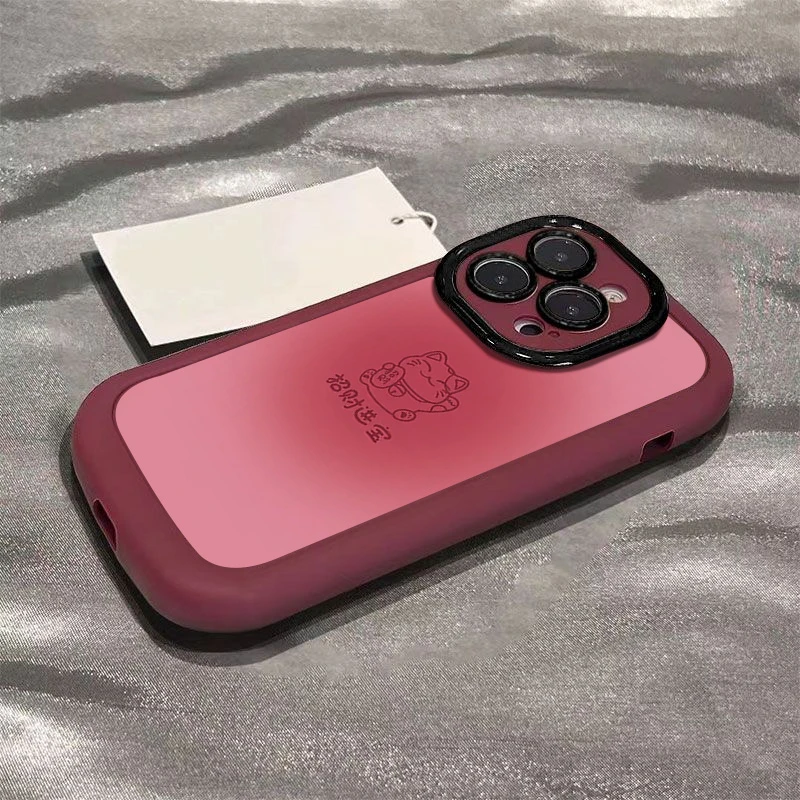 招财进宝新年苹果14promax手机壳防摔iphone15全包13pro硅胶12/11
