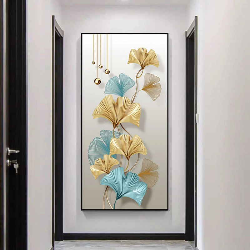 玄关门贴自粘墙纸走廊入户过道背景墙面贴画装饰画贴纸客厅墙壁画