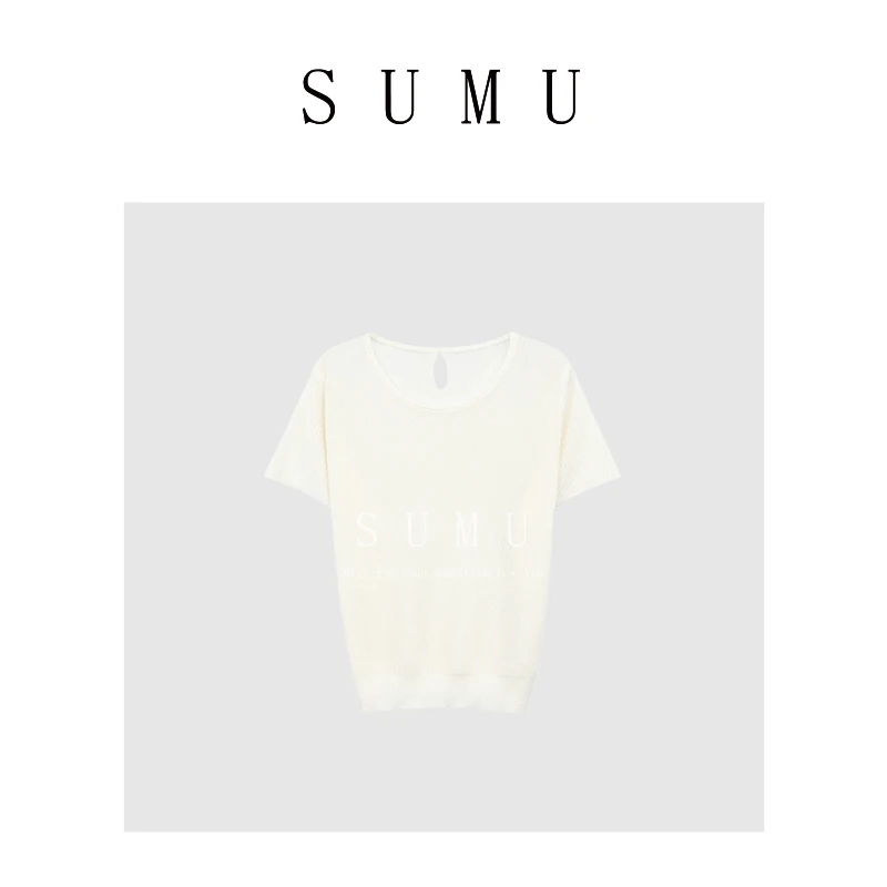 宿慕SUMU 女款针织衫 6-18 夏季2024新款时尚百搭轻奢针织衫20946