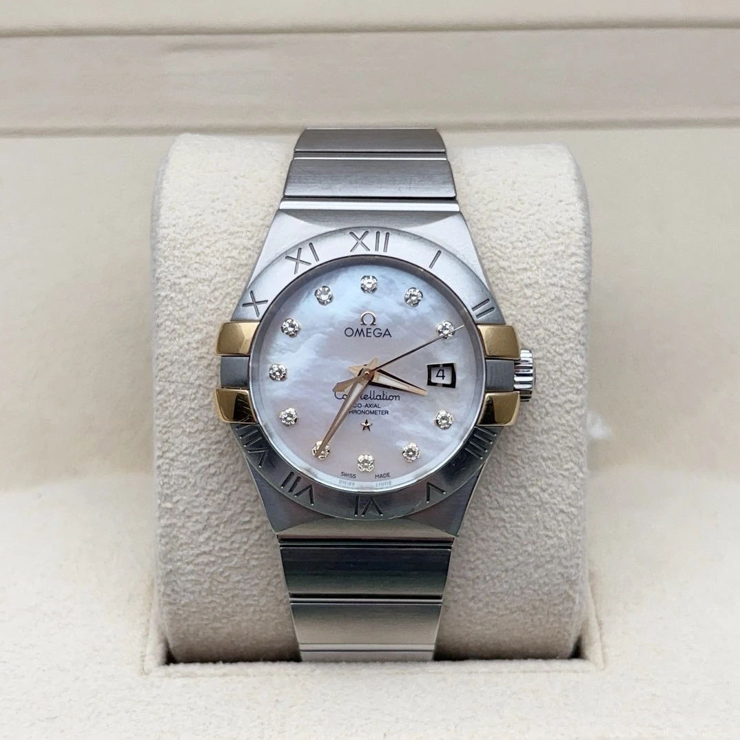 95新 Omega/欧米茄 单表/星座女士机械腕表/31毫米表径