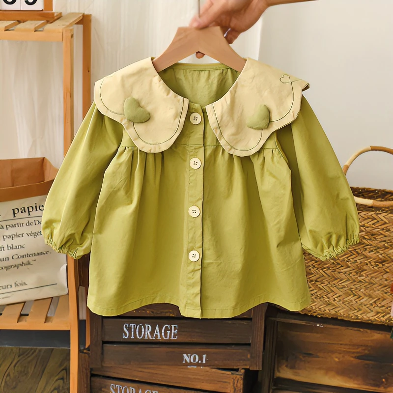 女童外套2024春秋装新款洋气时髦儿童韩范潮衣宝宝风衣小公主上衣