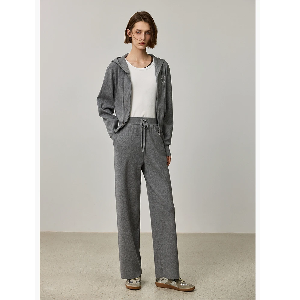 【套装】 LILY2024新款精致时尚连帽宽松休闲开衫套装C937&5913