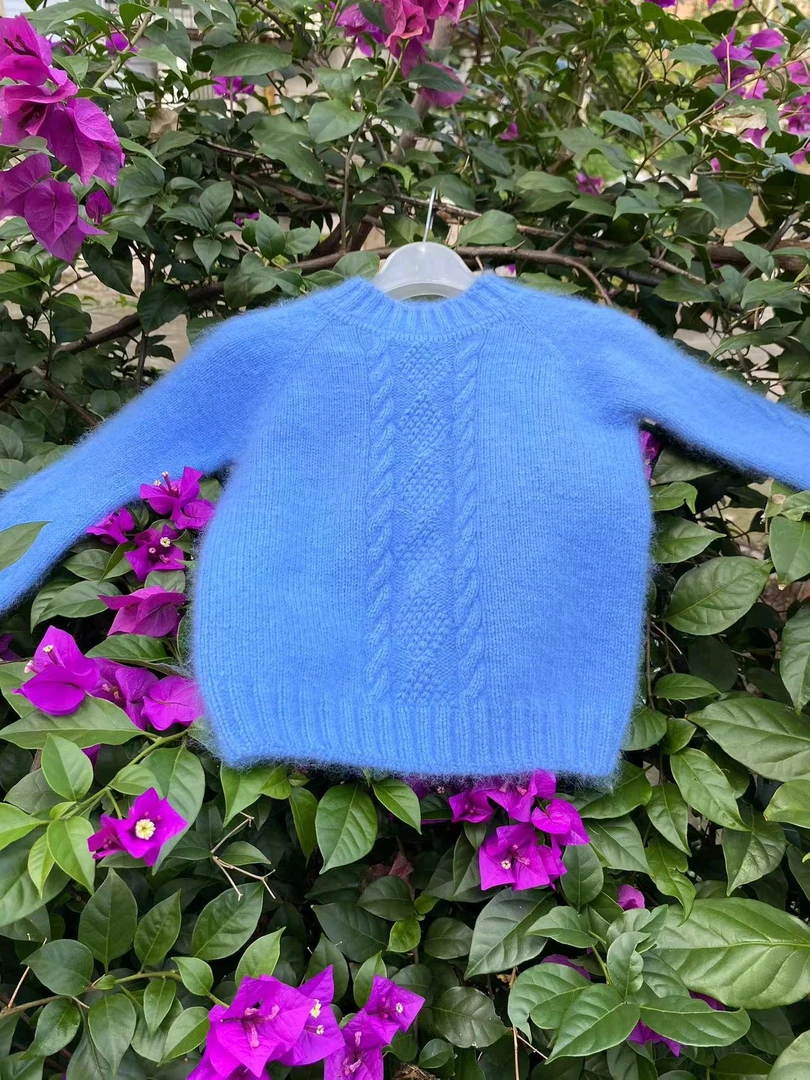 山羊绒纱线羊绒线批发 貂绒线手编中粗长毛兔绒线打底衫毛线球