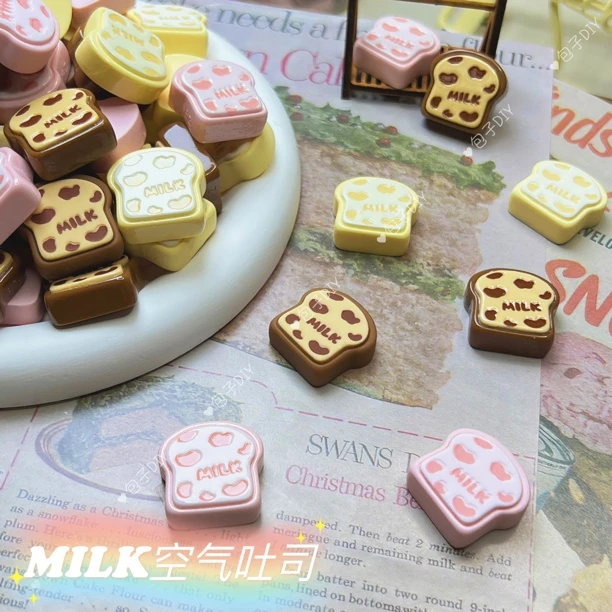 【包子定制- MilK空气吐司】树脂食玩手工DIY饰品配件