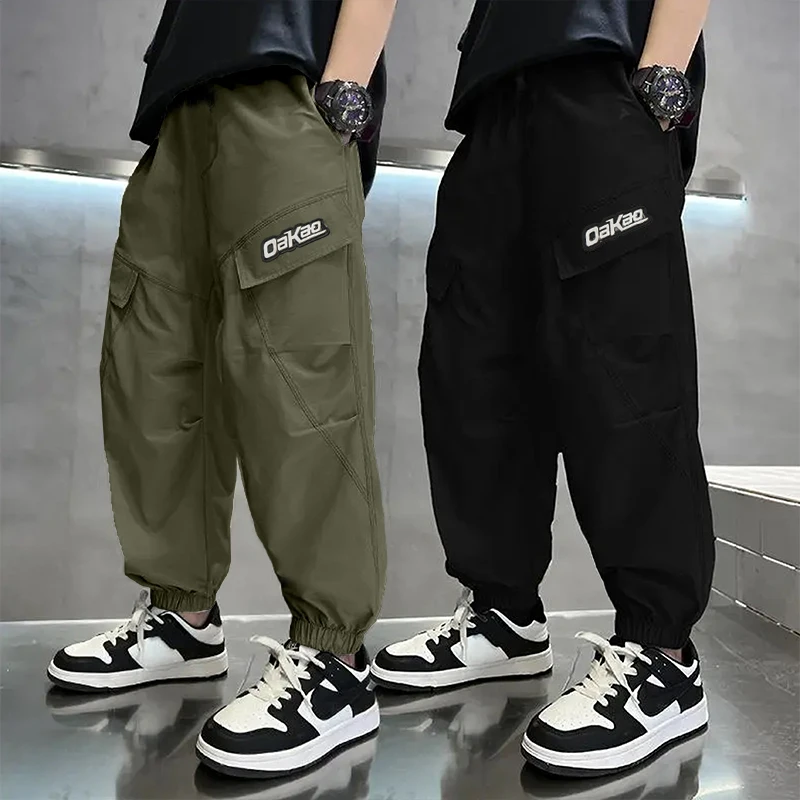 【高品工装加绒/不加绒】男童春秋工装裤秋季新款儿童裤子中大童