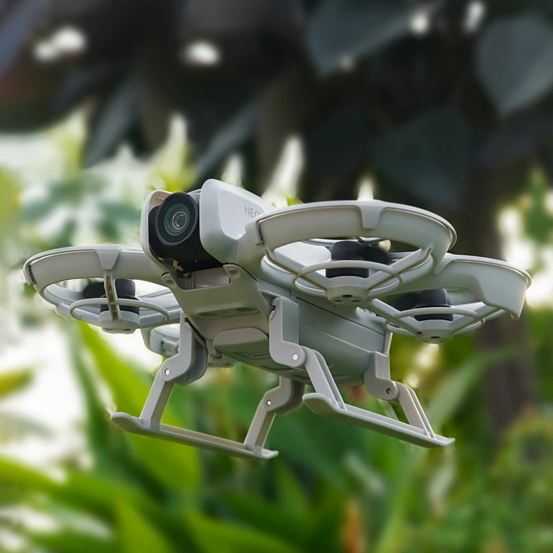 适用全套于大疆NEO无人机支架增高脚架折叠雪橇起落架保护配件