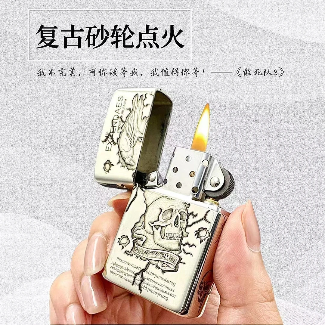 ZORRO佐罗打火机白铜加厚勇敢得心