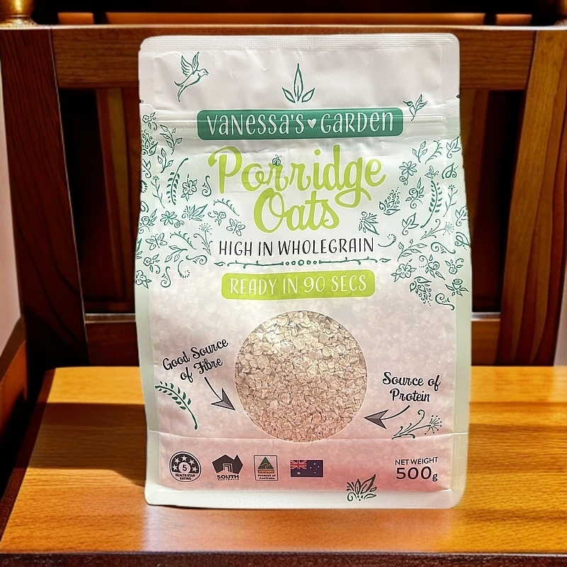 【赏味期至26.3.18】澳大利亚进口梵妮莎花园速食燕麦片500g*1袋