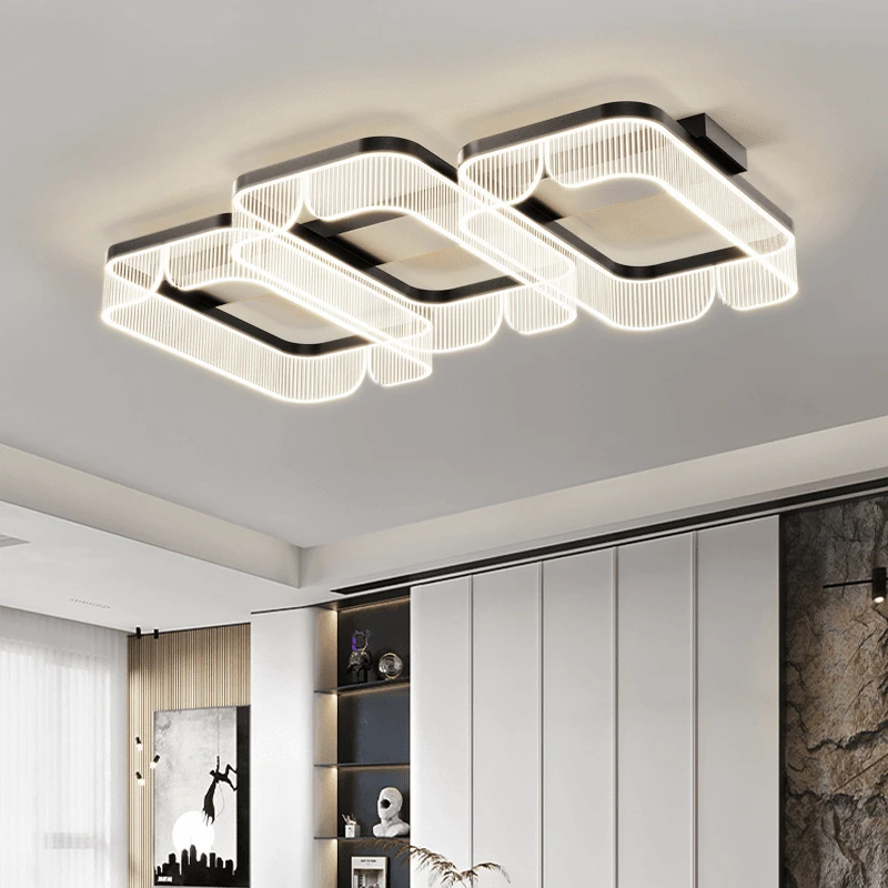 2024现代简约轻奢客厅灯意式极简创意吸顶灯时尚卧室书房中山灯具