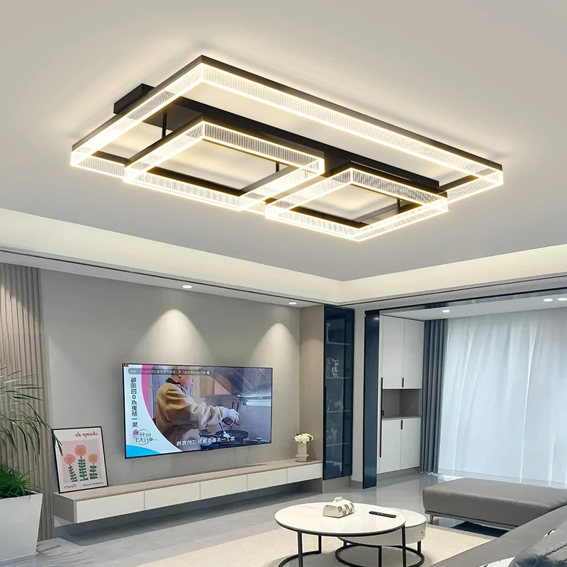 全光谱护眼客厅吸顶灯2024款创意大灯现代简约大气超亮led主灯具
