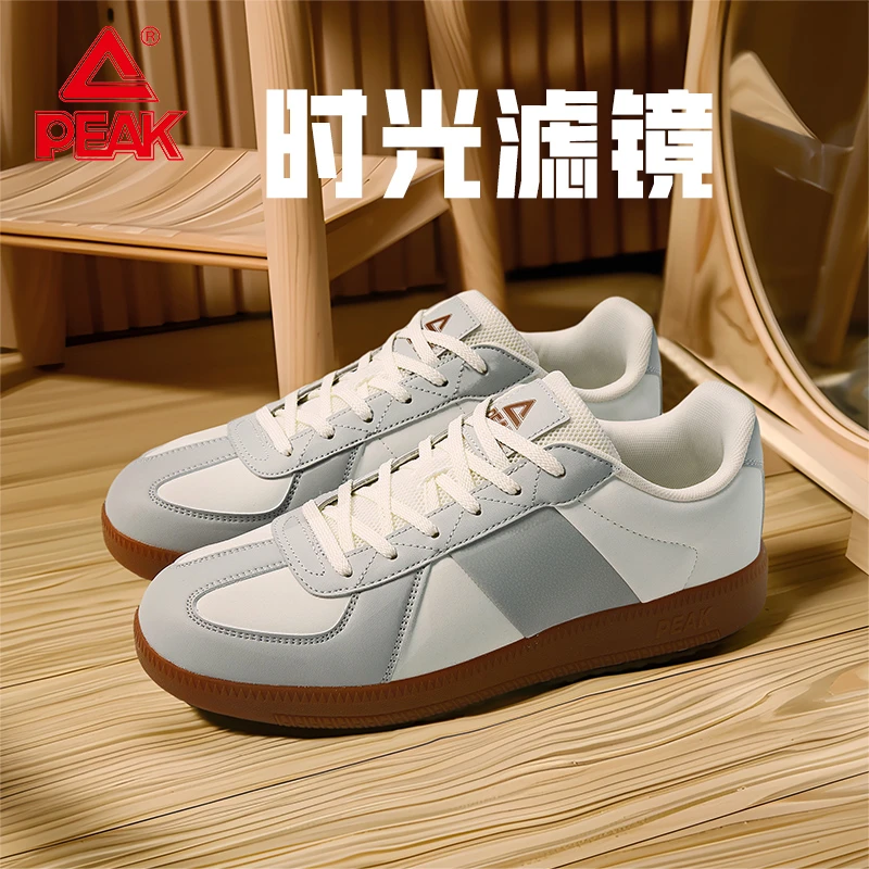 匹克德训鞋女2025新款T头鞋女士复古板鞋春季小白鞋子休闲运动鞋