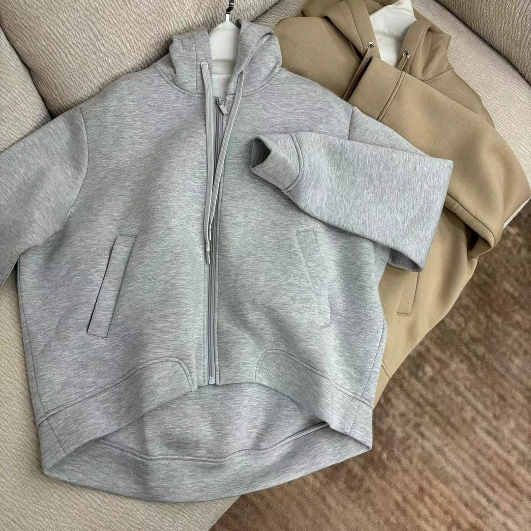 CSY3043 意大利客人订单 双色刺绣卫衣外套