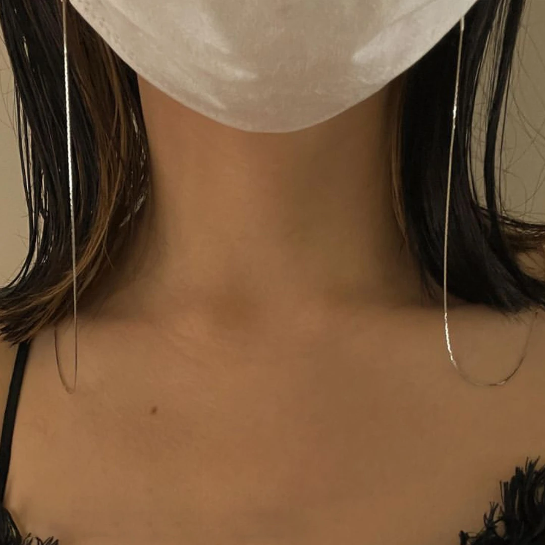 眼镜挂链耳机防丢链无线蓝牙防掉绳墨镜眼镜链项链口罩链90451