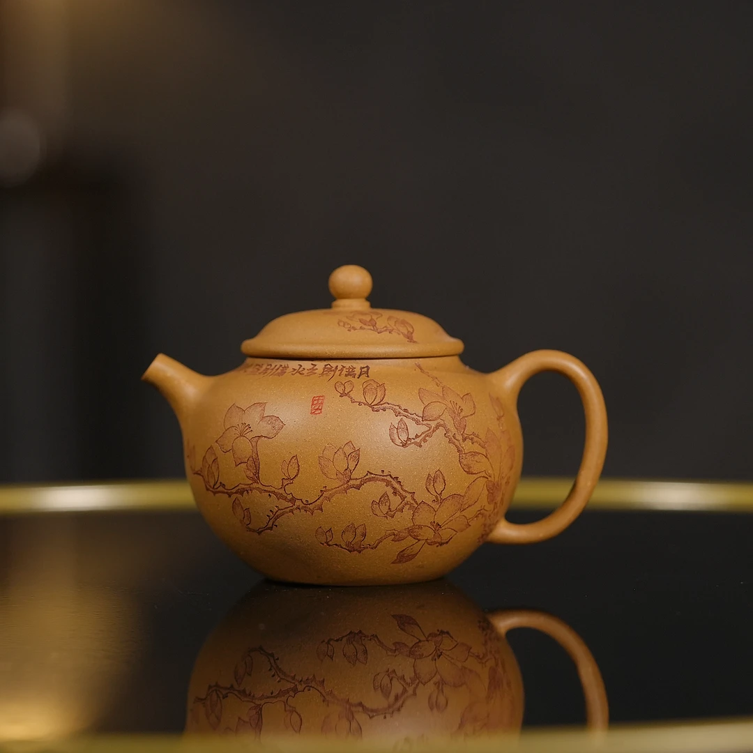 乘风阁原创.黄金段第三代【人间小满】紫砂茶壶.150cc