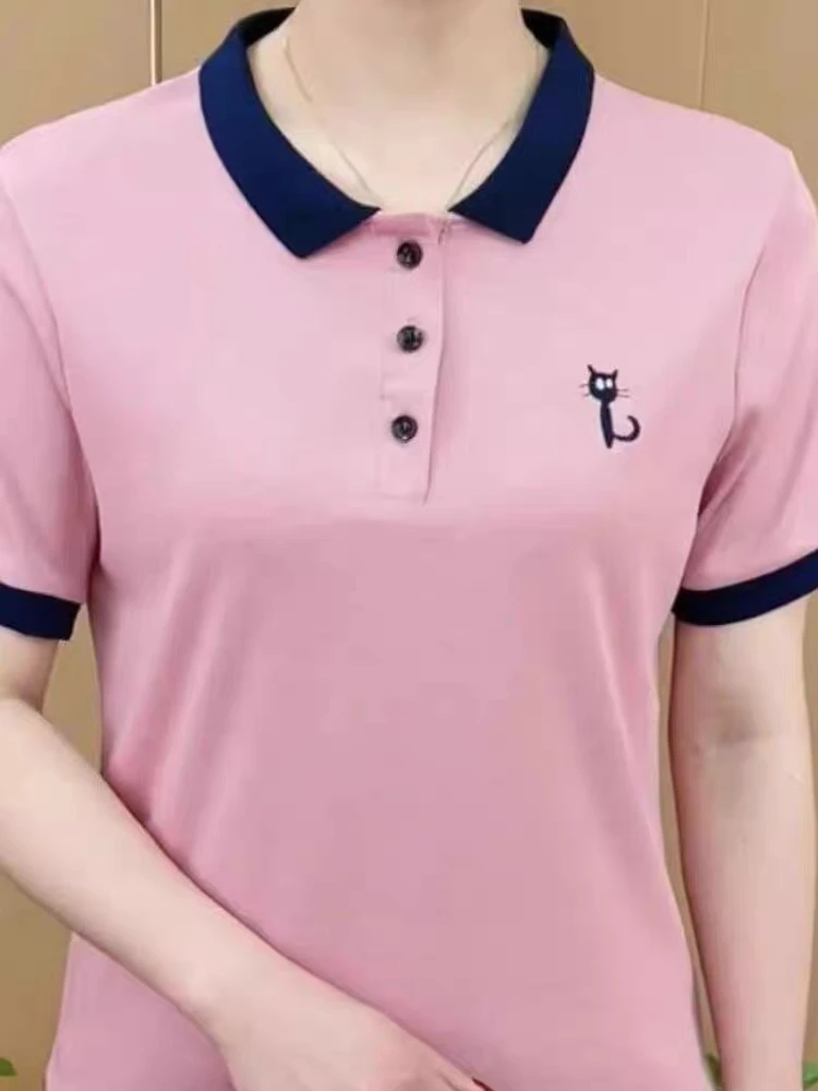 夏季时尚休闲百搭洋气打底衫显瘦纯色套头短袖女t恤