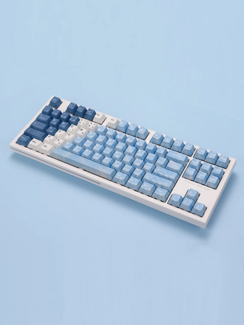 womier雪女 键帽透光适配wooting美加狮迈从艾石头侧刻机械键盘帽