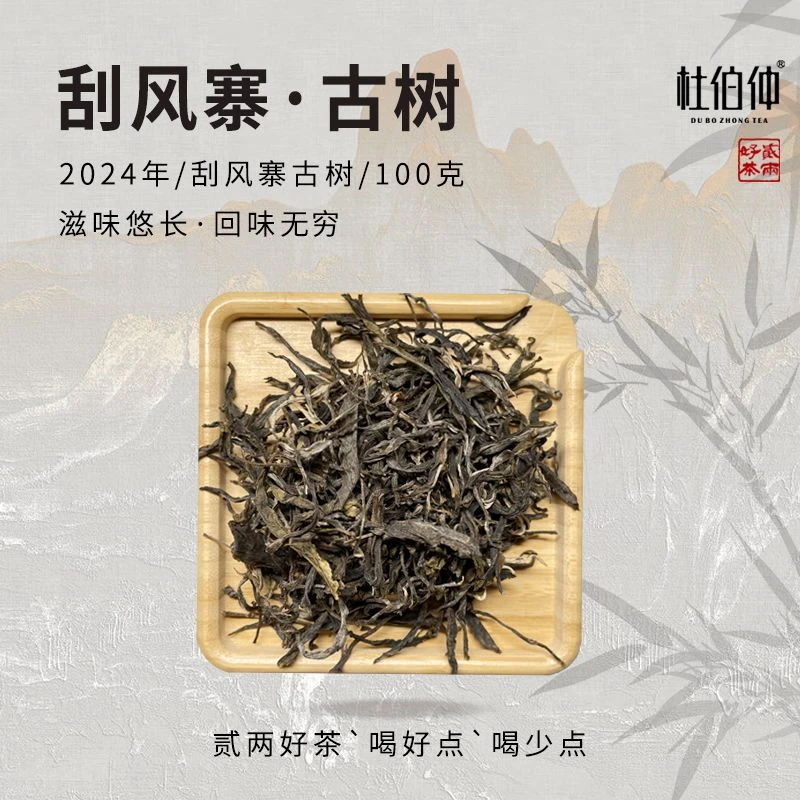 【每日放漏】刮风寨古树 2024年 杜伯仲茶业 生茶 散茶  100克/盒