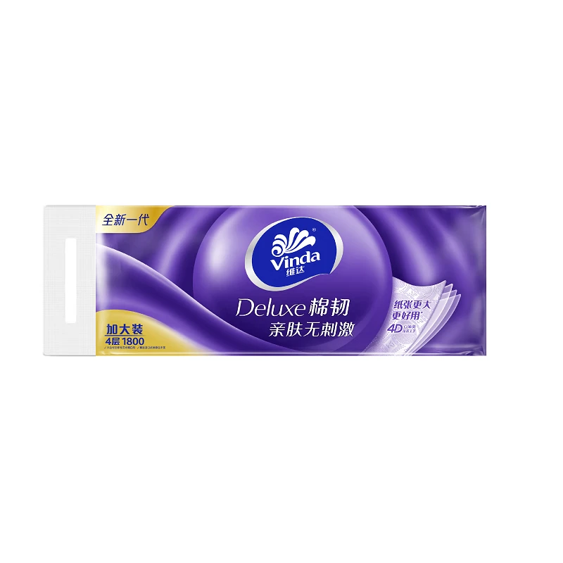维达立体美有芯4层卷纸180gx10卷