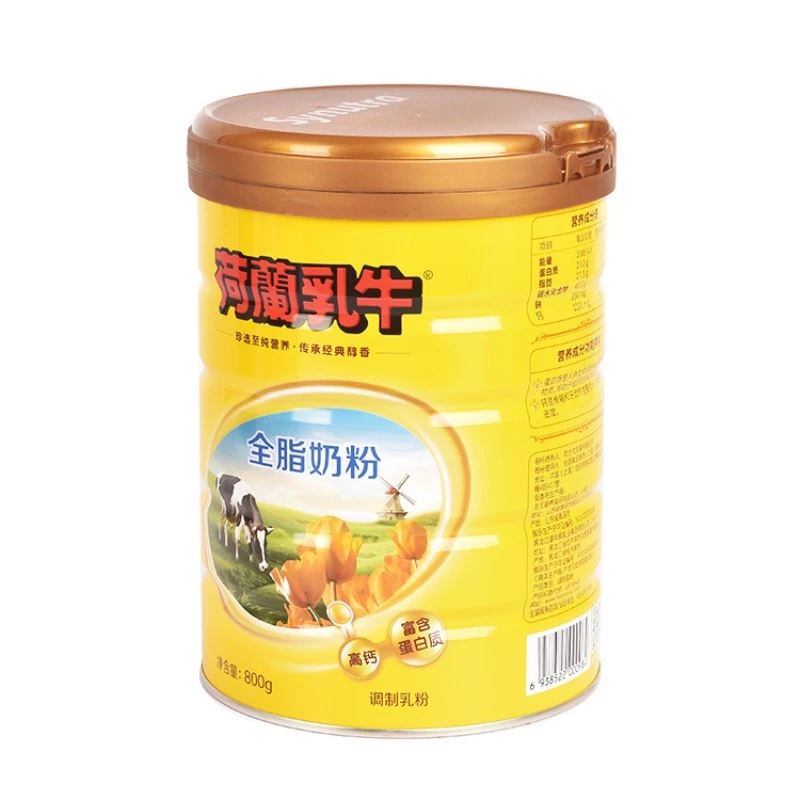 荷兰乳牛全脂奶粉800g/罐