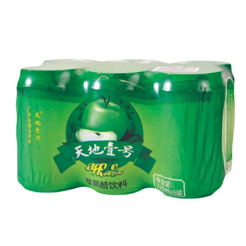 天地壹号 苹果醋饮料罐装六连包 330ml*6/组