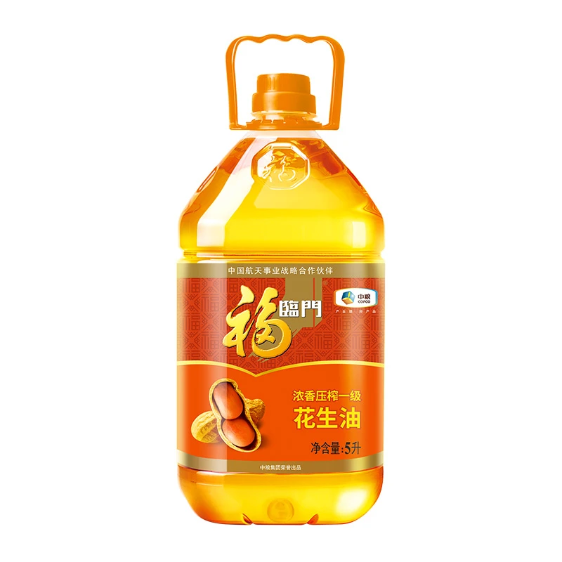福临门浓香压榨一级花生油5L