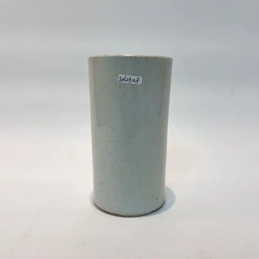 (AE5)E0629108白釉笔筒