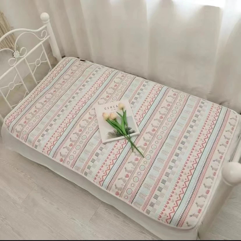 【80*160婴儿床合集】缩水后70*150六层纯棉纱布软席