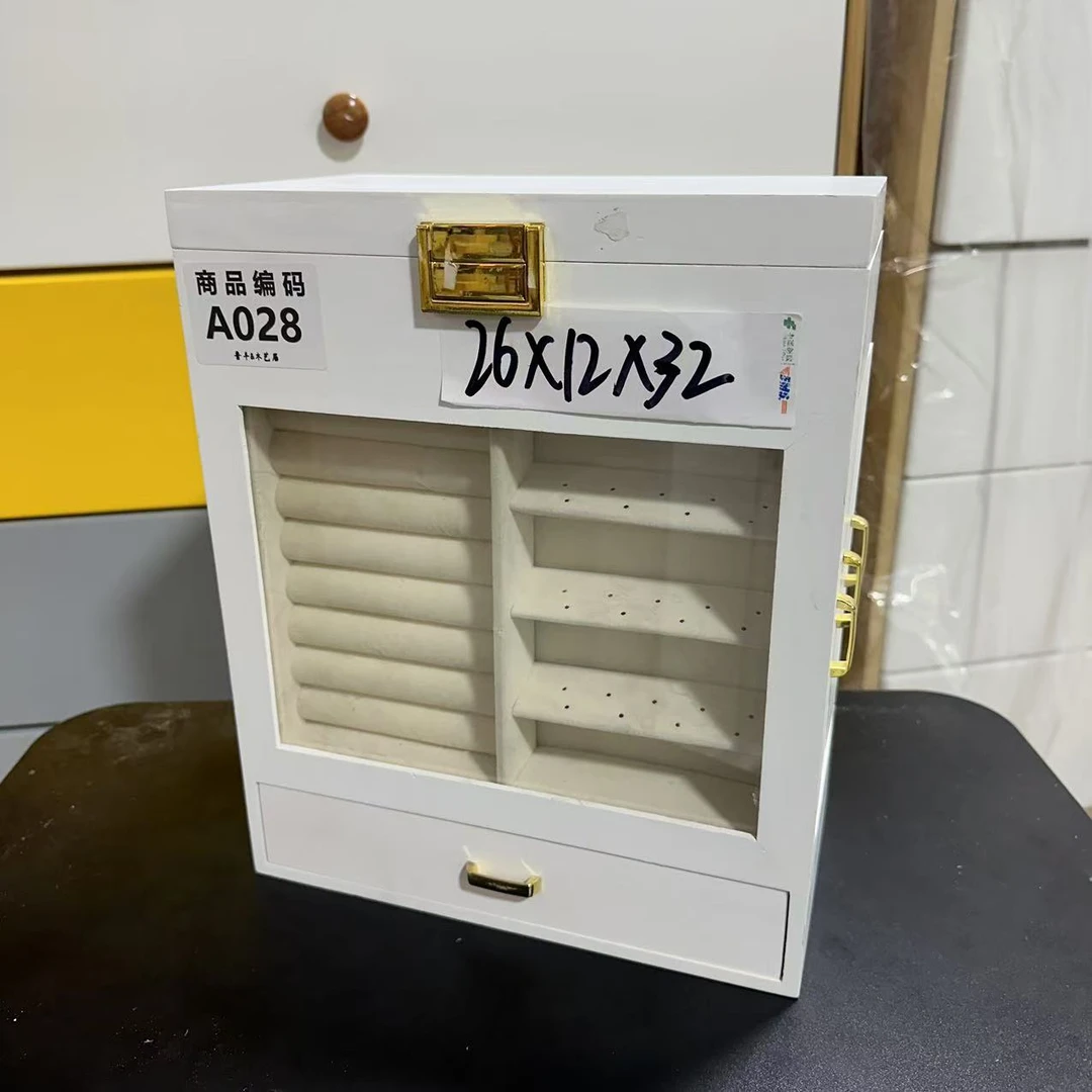 A028实木松木高货首饰盒