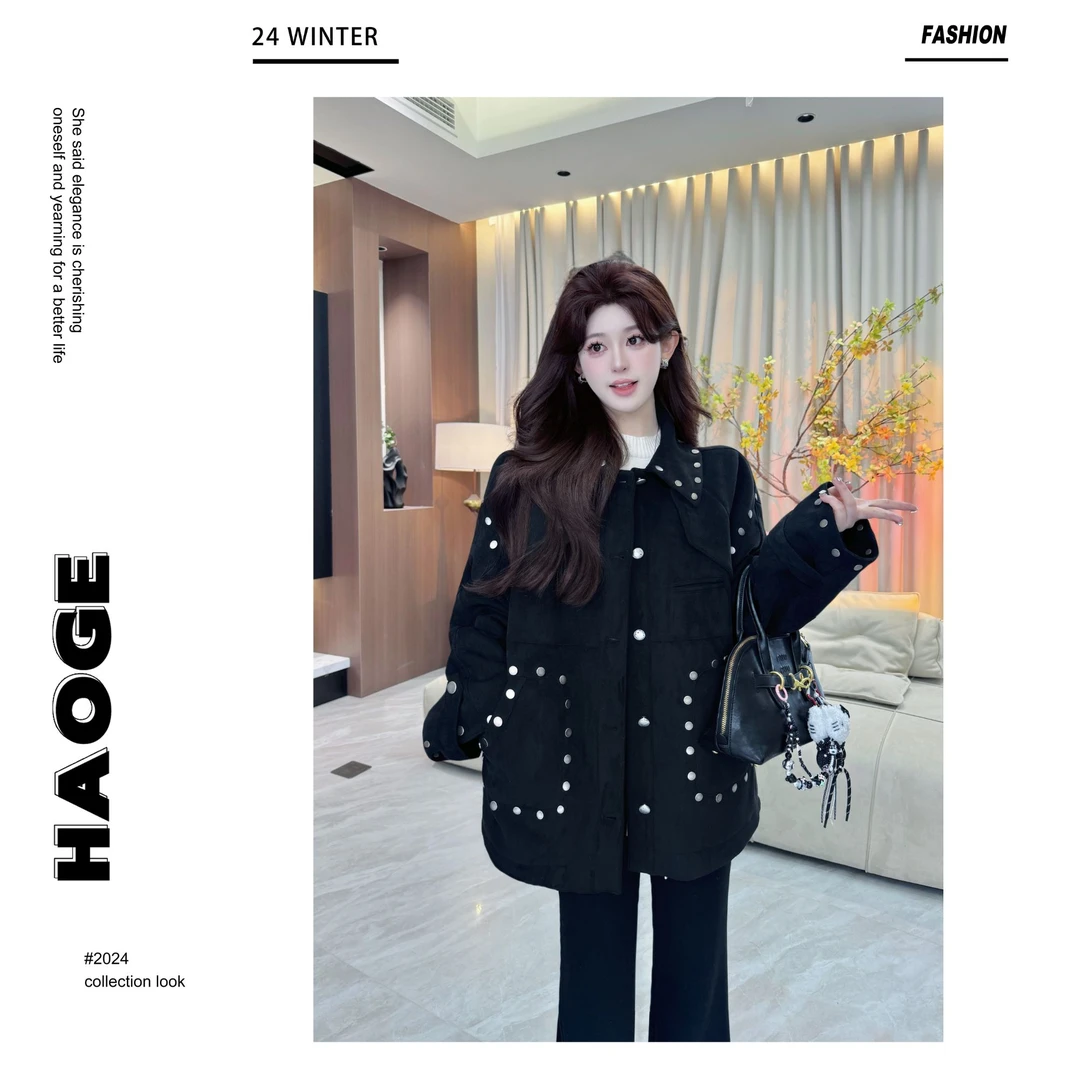 浩哥严选●纽约街区D4WT4422A羽绒服预时尚休闲气质秋冬网红设计感