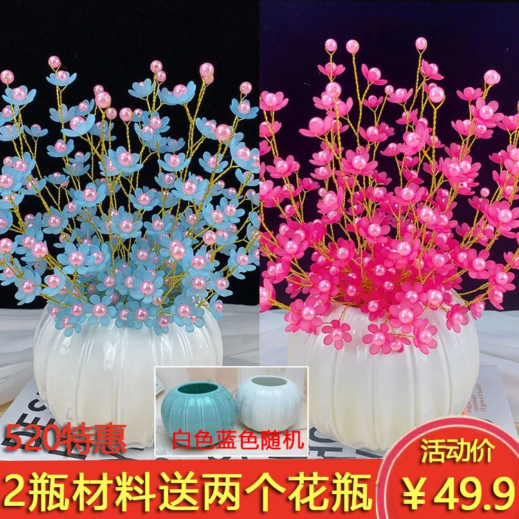 (两瓶材料送2个花瓶)升级版太阳花材料包