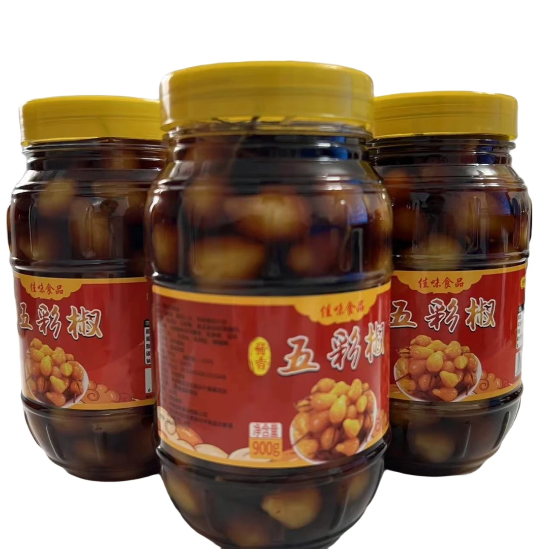 广西特产五彩椒广西特产七彩椒腌制泡椒开胃下饭菜鲜香辣爽香味