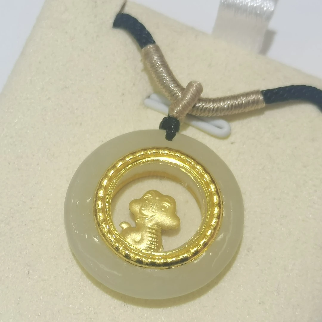 和田玉宝宝蛇吊坠赠绳子【多样性发其一】