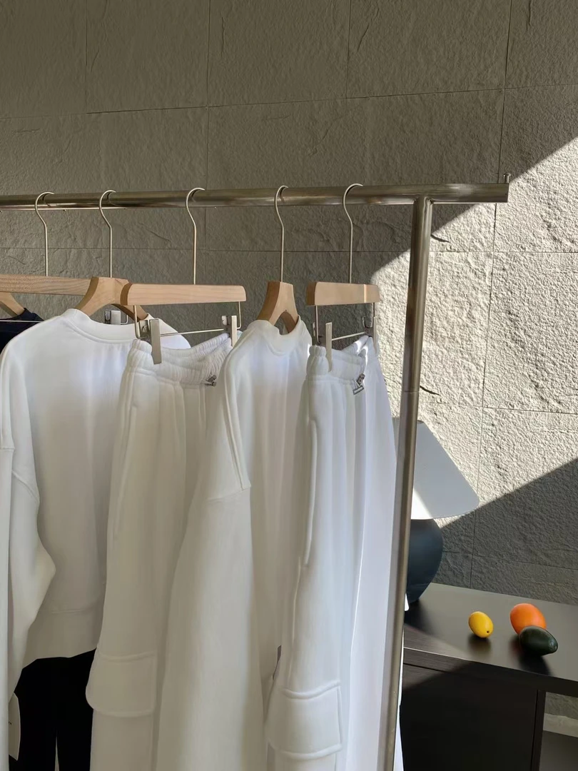 冬季加绒卫衣两件套