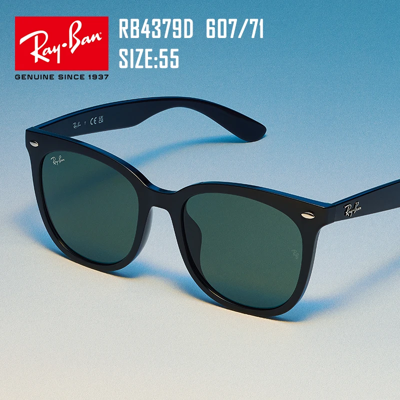 【送礼优品】RayBan雷朋太阳镜RB4379D个性夏季时尚网红黑超墨镜