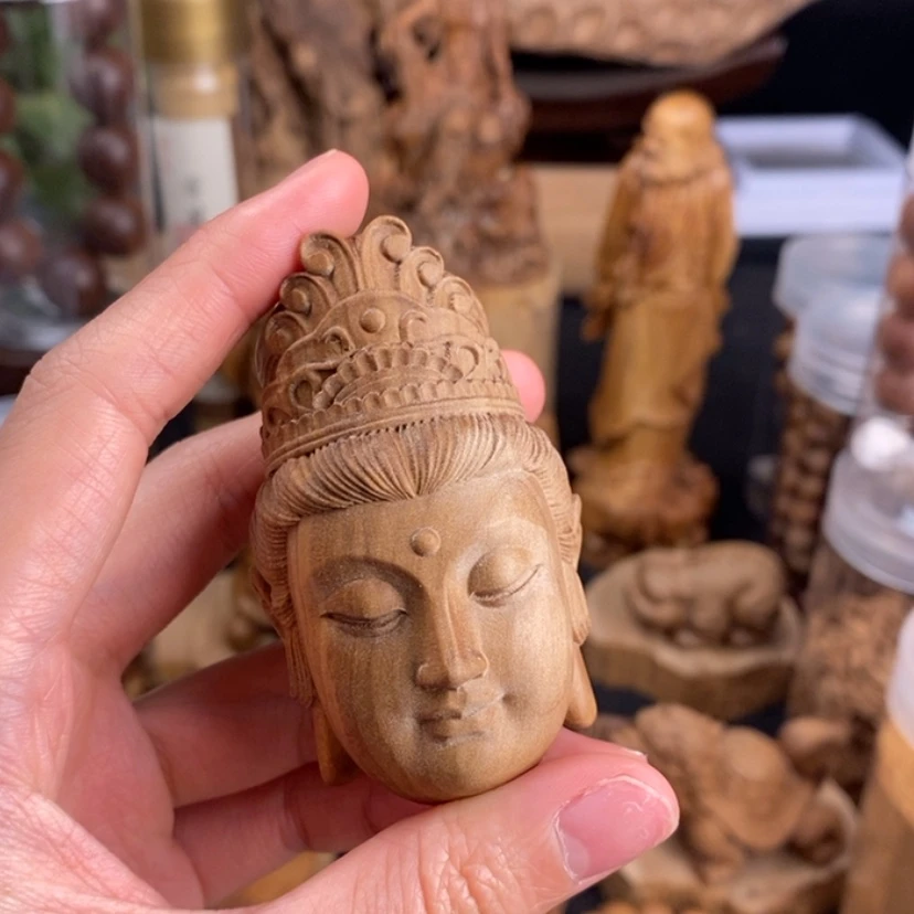 【闪购商品】檀木老山檀老料手把件