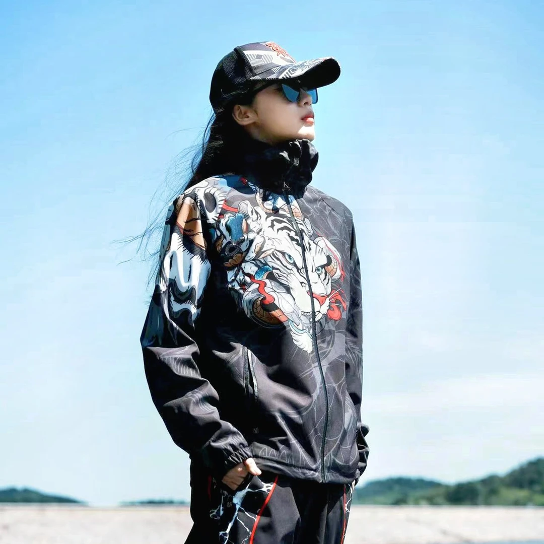 沃克森琦【王者加绒款抗风衣】春秋款户外钓鱼服抗风加绒抗风衣