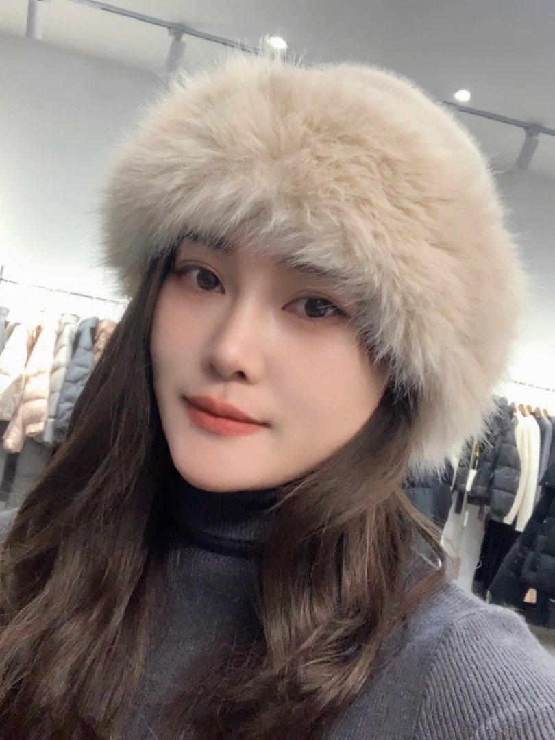 毛毛蒙古帽冬季氛围感