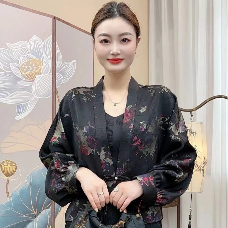 【锦绣江南·绀蝶】2025新款气质新中式百搭双穿外套