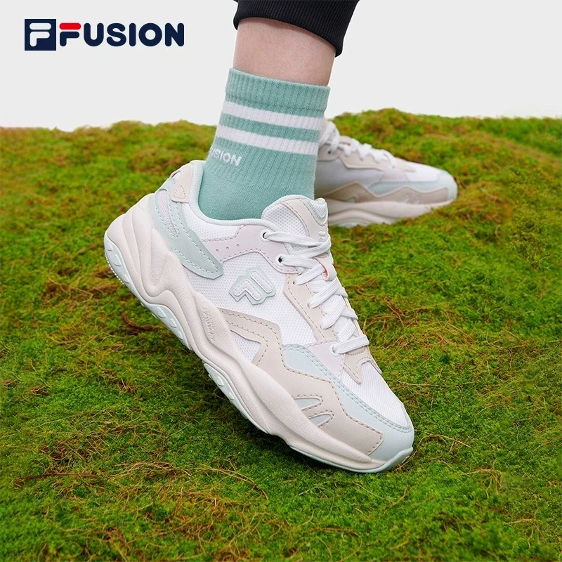 FILAFUSION斐乐透气闪电老爹鞋24K年运动时尚休闲情侣T12W331103