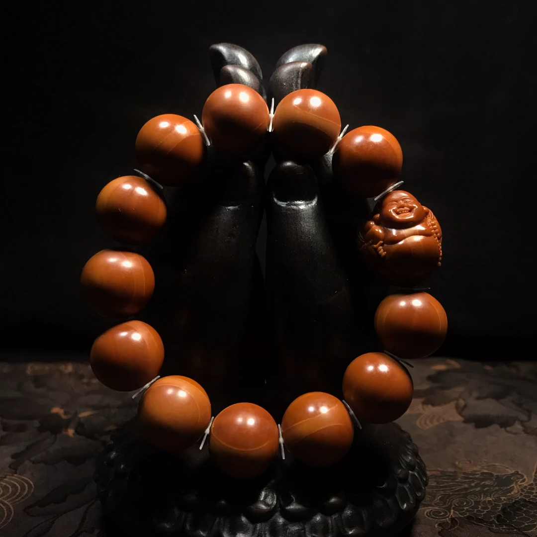 【竹子核雕】【双面财迷】2.2×2.4南工苏工舟山核雕JY411148