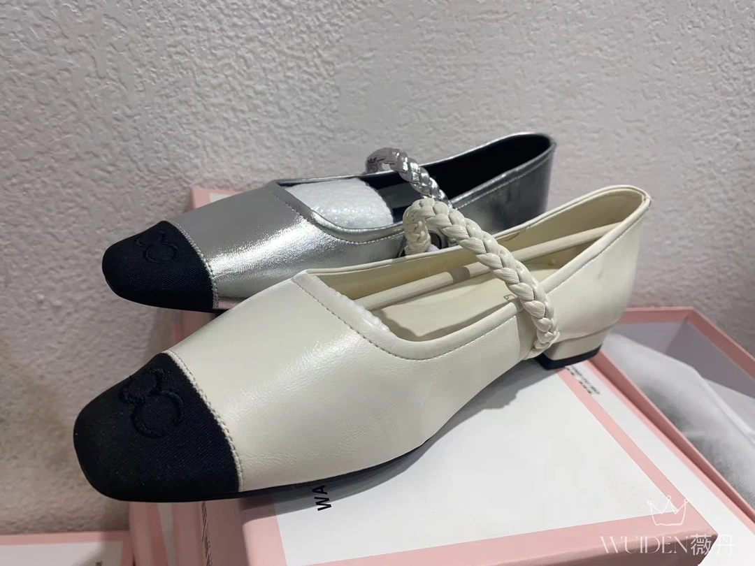 42932#气质女神拼接品牌鞋