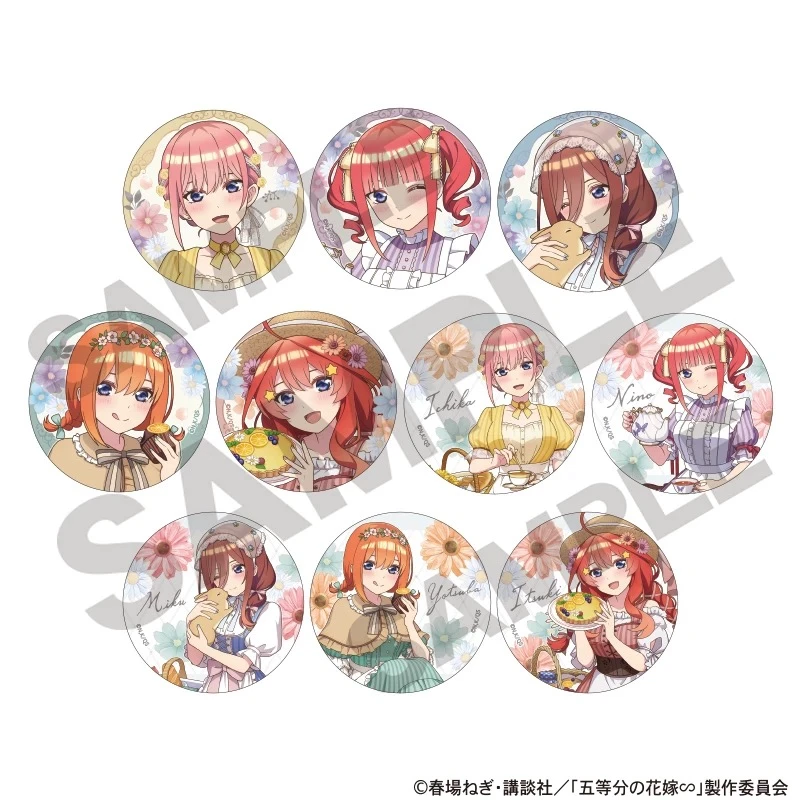 【国内现货】五等分的花嫁樱花野餐徽章盲抽