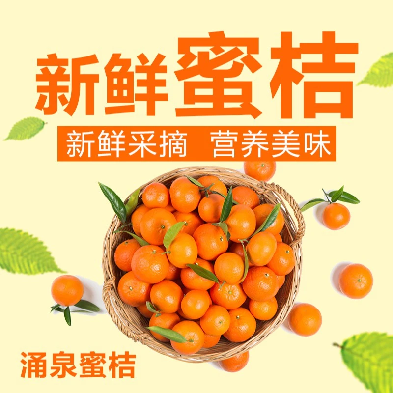 老卢山园正宗涌泉蜜桔现摘现发无核无渣全国包邮