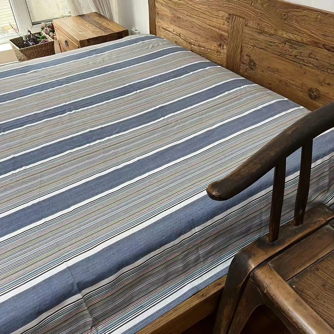 促销纯棉老粗布床单2米*2.3米 缩水