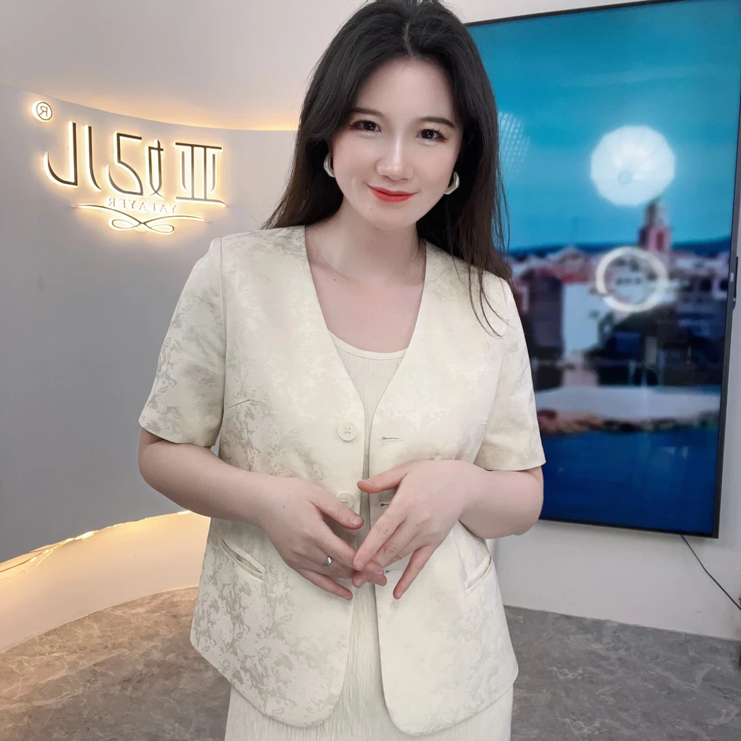 现货【皎洁月光】夏季简约宽松显瘦时尚上衣气质休闲夏季薄款时尚