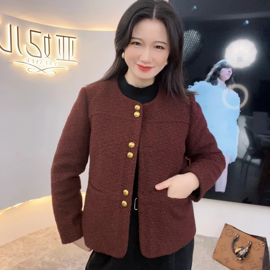 秋冬2024新品显瘦高级感简约百搭短外套韩版无限回购的宝藏单品