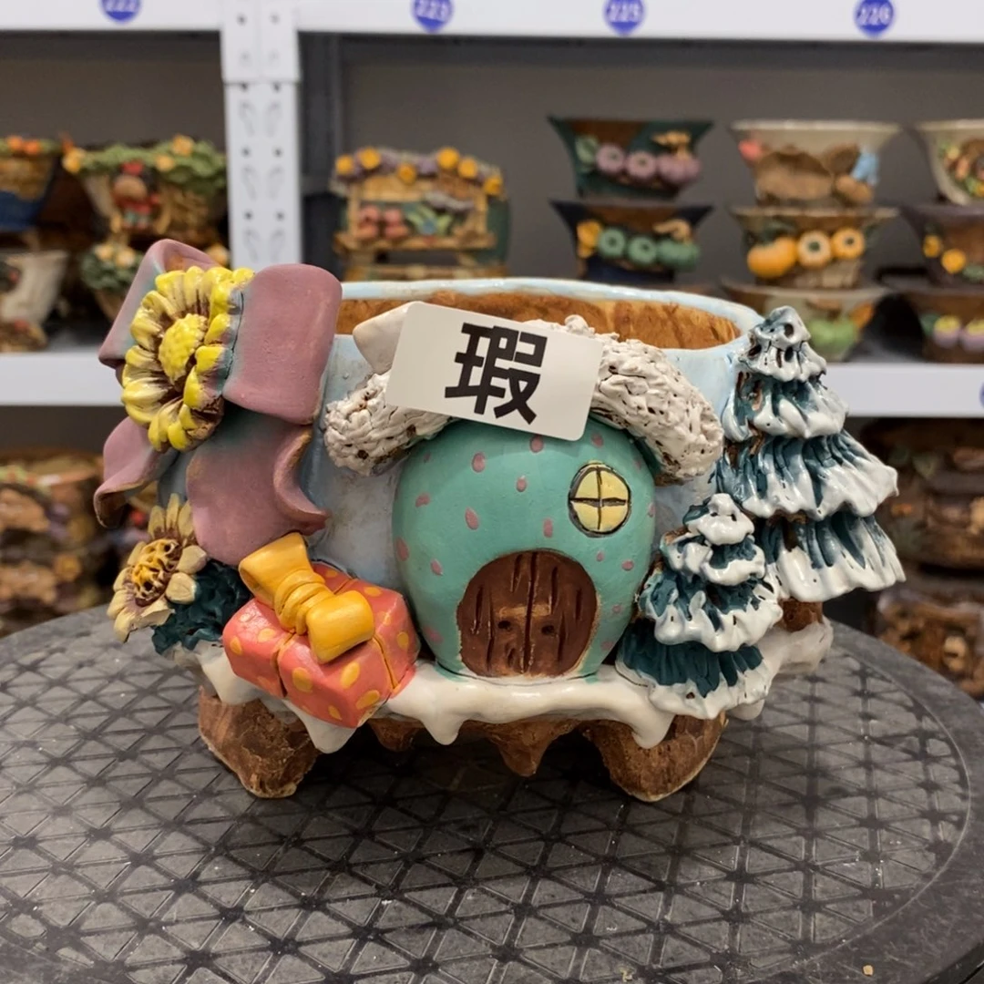 瑕疵不退不换花盆