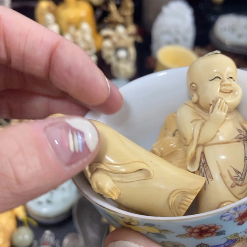 【闪购商品】瓷摆件鹅***人