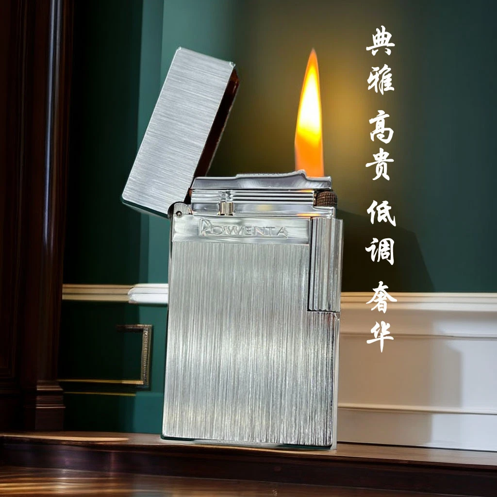 复古煤油打火机侧滑轮创意个性高颜值老式砂轮怀旧高档朗声机网红
