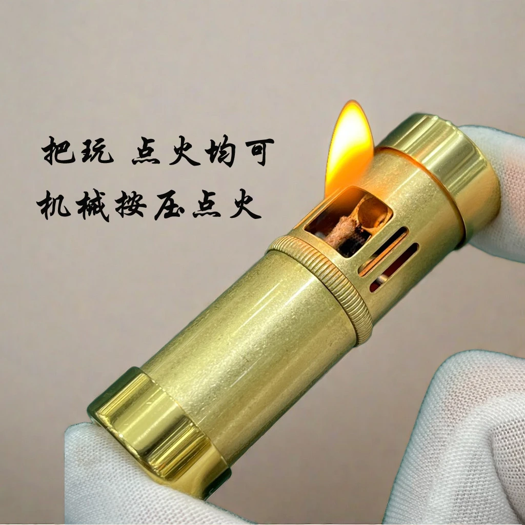 复古煤油打火机机械按压创意个性老式怀旧经典收藏高档网红高颜值